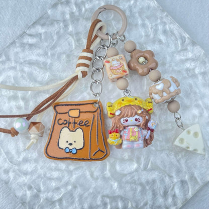 [New Arrival] Handmade Multi Chain Kawaii Cutie Keychain Phone Decor