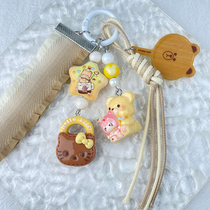 [New Arrival] Handmade Multi Chain Kawaii Cutie Keychain Phone Decor