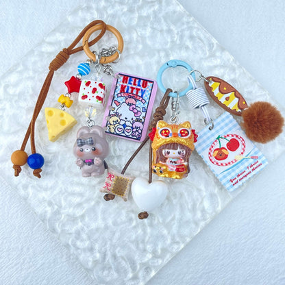 [New Arrival] Handmade Multi Chain Kawaii Cutie Keychain Phone Decor