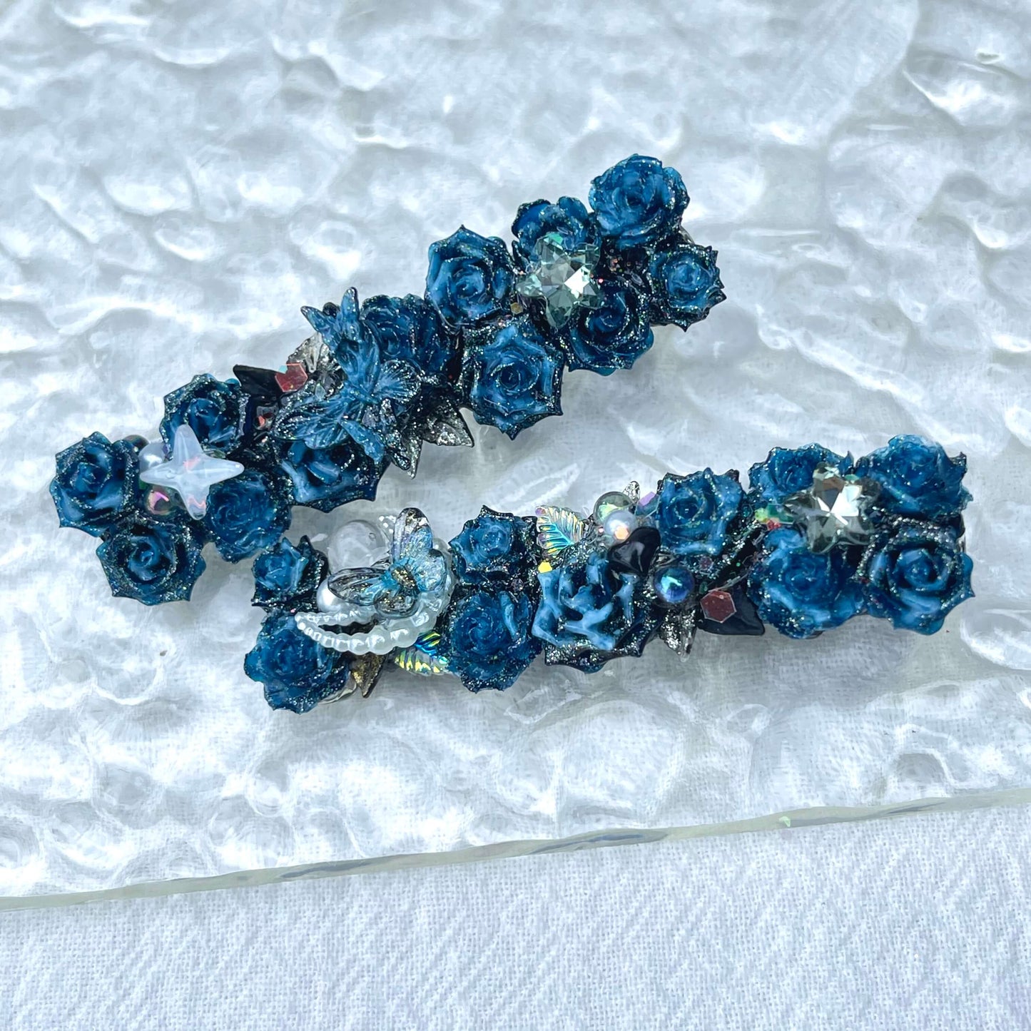 [New Arrival] Special Effects (Glow In the Dark/Color Changing) Flower Blossom Premium Handmade Hair Clips