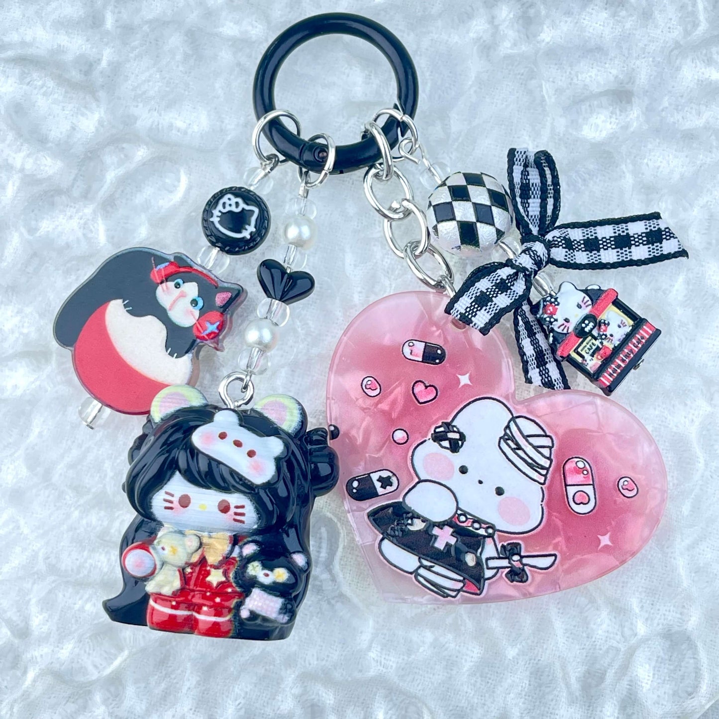 [New Arrival] Handmade Multi Chain Kawaii Cutie Keychain Phone Decor
