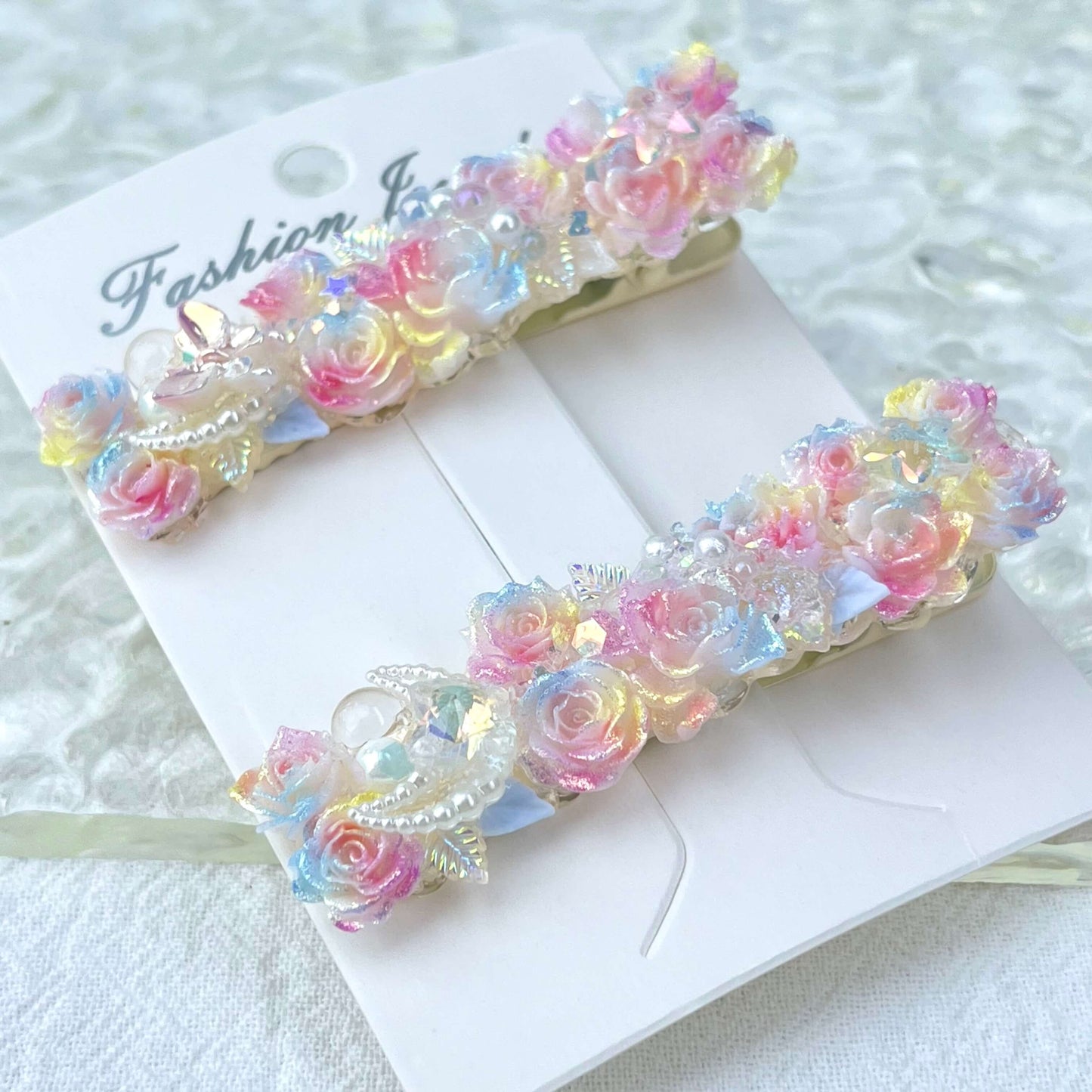 [New Arrival] Special Effects (Glow In the Dark/Color Changing) Flower Blossom Premium Handmade Hair Clips