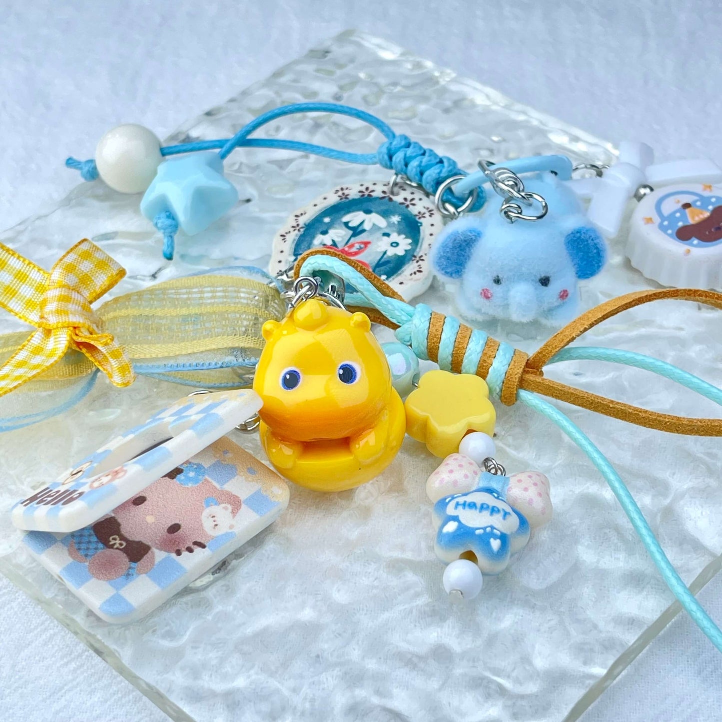 [New Arrival] Handmade Multi Chain Kawaii Cutie Keychain Phone Decor
