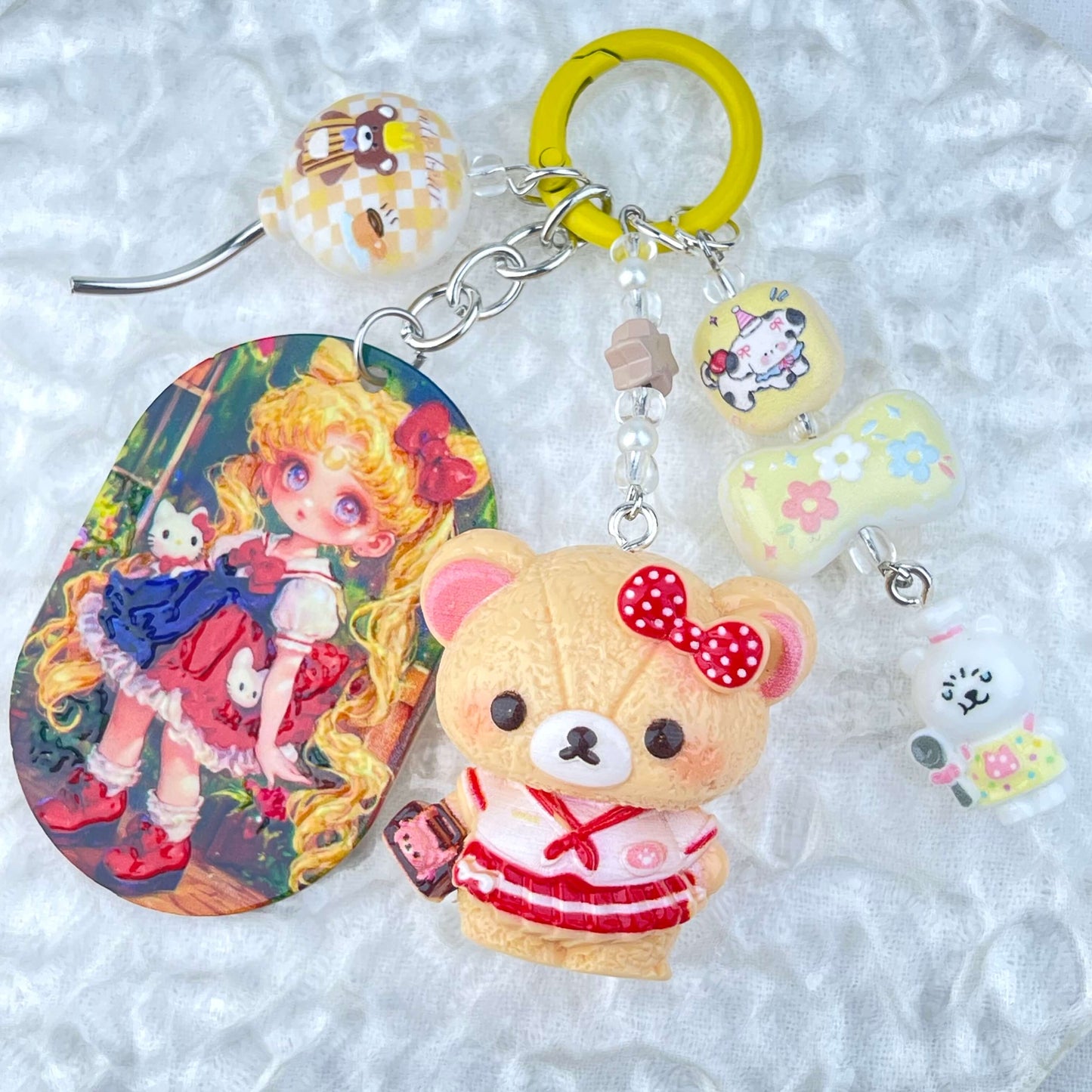 [New Arrival] Handmade Multi Chain Kawaii Cutie Keychain Phone Decor