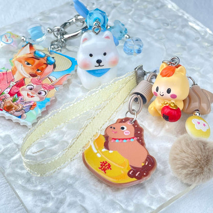 [New Arrival] Handmade Multi Chain Kawaii Cutie Keychain Phone Decor