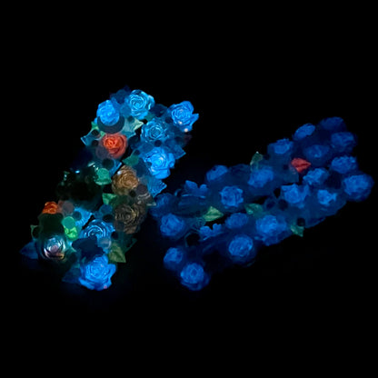 [New Arrival] Special Effects (Glow In the Dark/Color Changing) Flower Blossom Premium Handmade Hair Clips