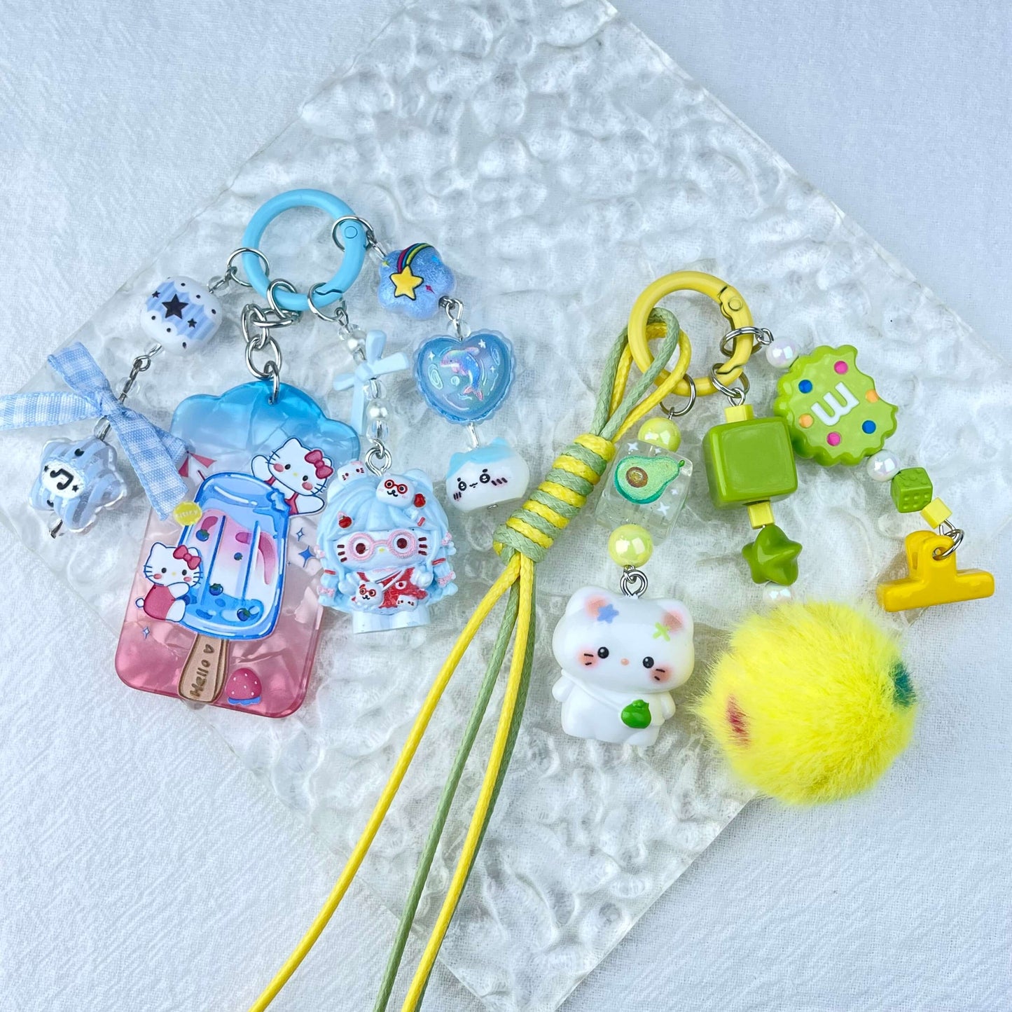 [New Arrival] Handmade Multi Chain Kawaii Cutie Keychain Phone Decor