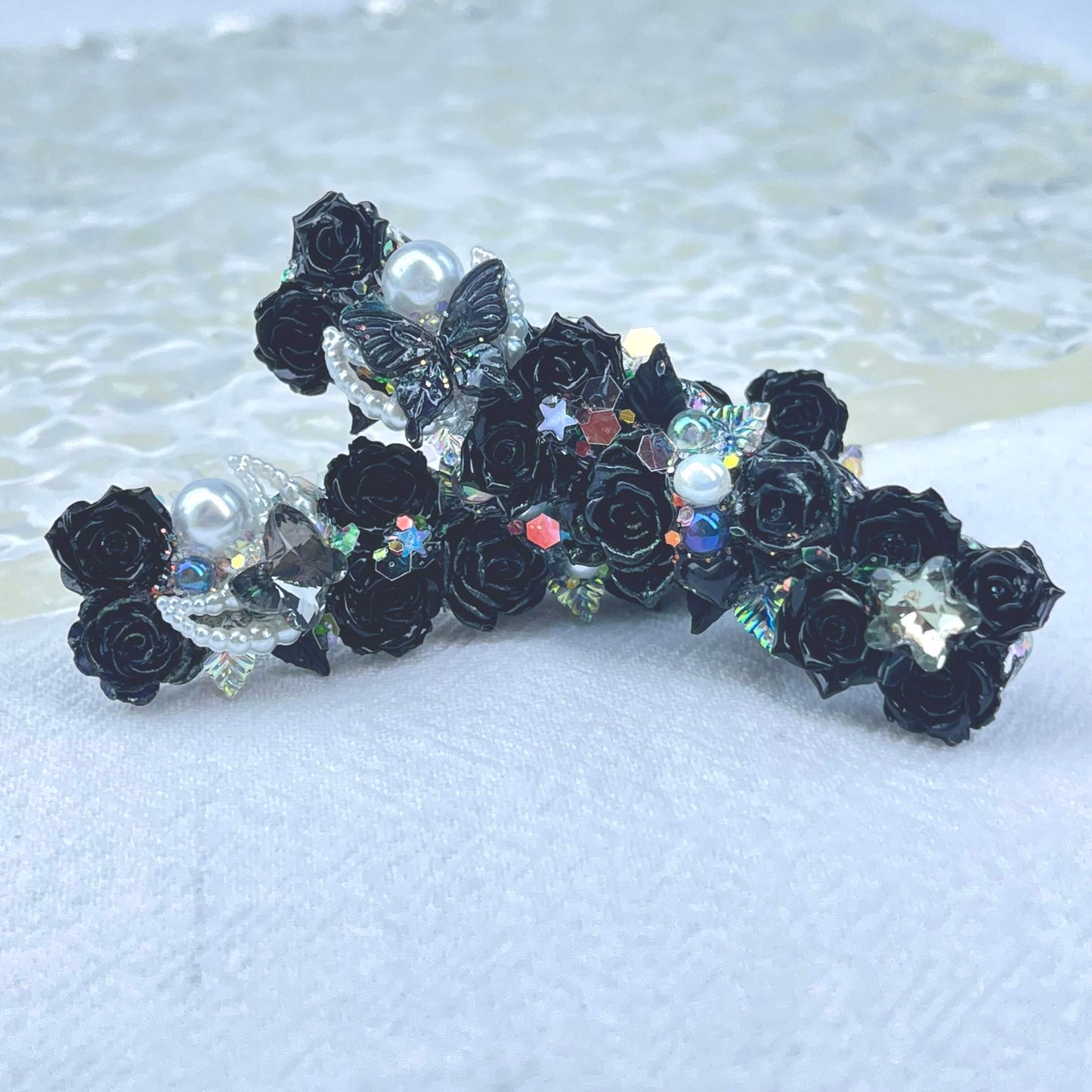 [New Arrival] Special Effects (Glow In the Dark/Color Changing) Flower Blossom Premium Handmade Hair Clips