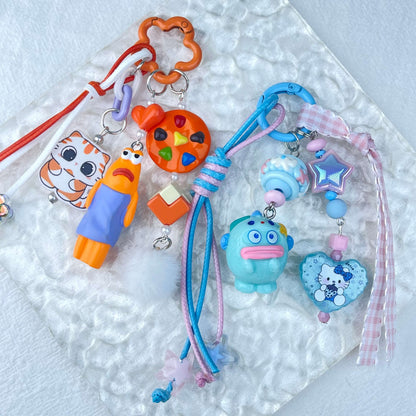 [New Arrival] Handmade Multi Chain Kawaii Cutie Keychain Phone Decor