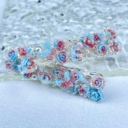 [New Arrival] Special Effects (Glow In the Dark/Color Changing) Flower Blossom Premium Handmade Hair Clips