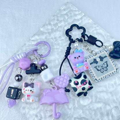 [New Arrival] Handmade Multi Chain Kawaii Cutie Keychain Phone Decor