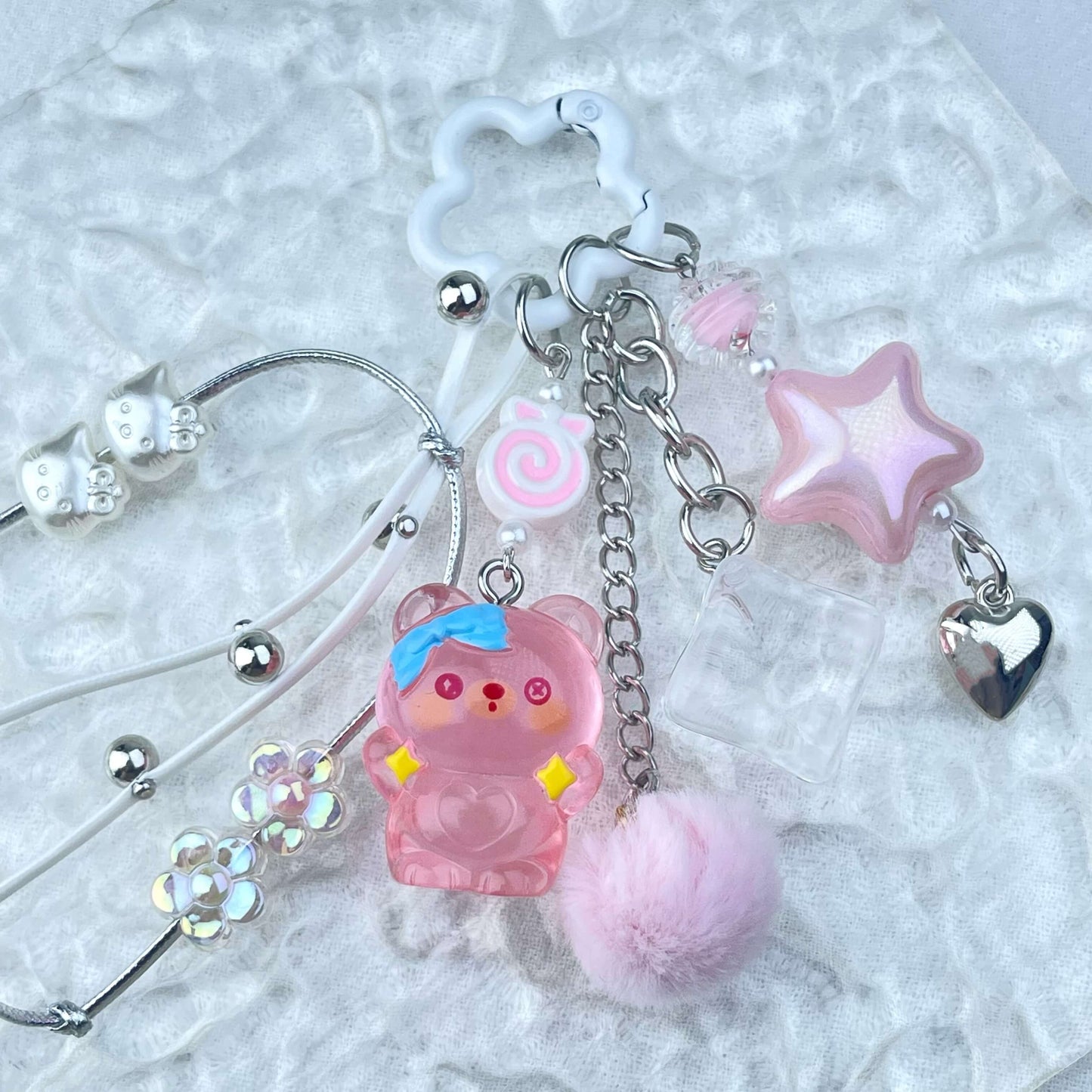 [New Arrival] Handmade Multi Chain Kawaii Cutie Keychain Phone Decor