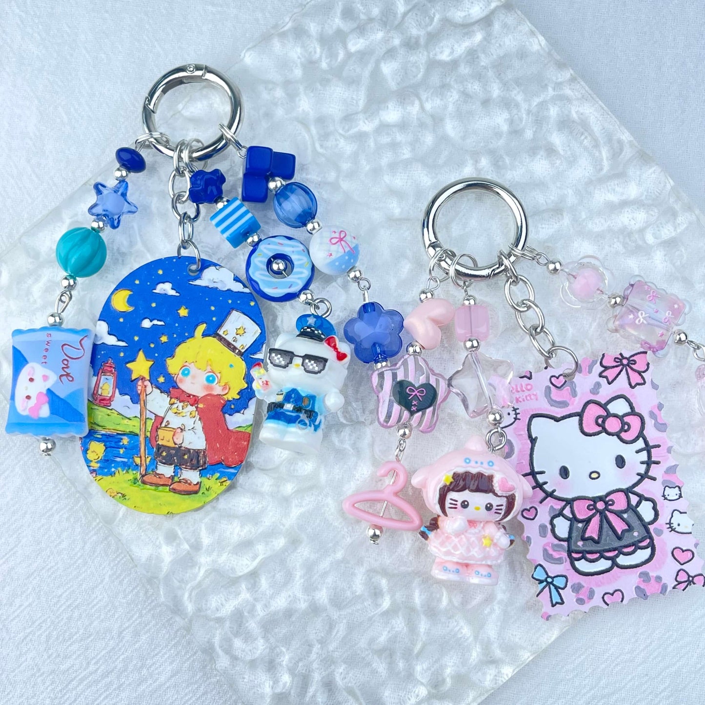 [New Arrival] Handmade Multi Chain Kawaii Cutie Keychain Phone Decor