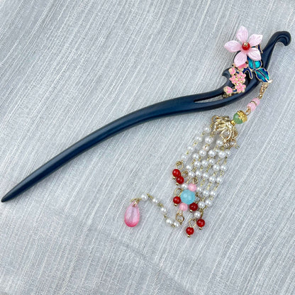 [New Batch] Beautiful Flower Blossom Chinese Traditional Style Hair Sticks-Premium Blossom Edition Newly Added!