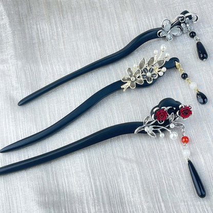 [New Batch] Beautiful Flower Blossom Chinese Traditional Style Hair Sticks-Premium Blossom Edition Newly Added!