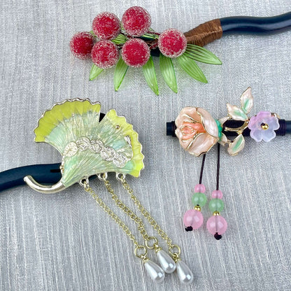 [New Batch] Beautiful Flower Blossom Chinese Traditional Style Hair Sticks-Premium Blossom Edition Newly Added!