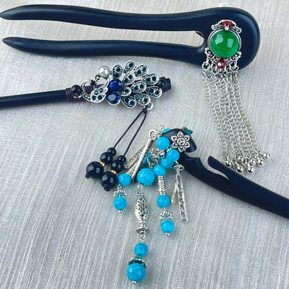 [New Batch] Beautiful Flower Blossom Chinese Traditional Style Hair Sticks-Premium Blossom Edition Newly Added!