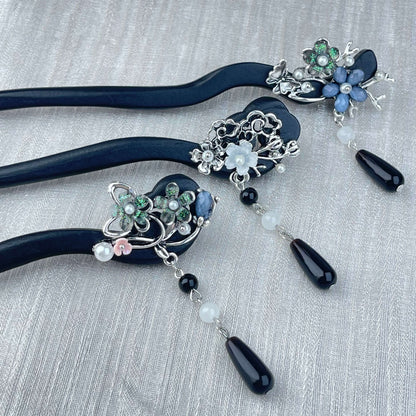 [New Batch] Beautiful Flower Blossom Chinese Traditional Style Hair Sticks-Premium Blossom Edition Newly Added!