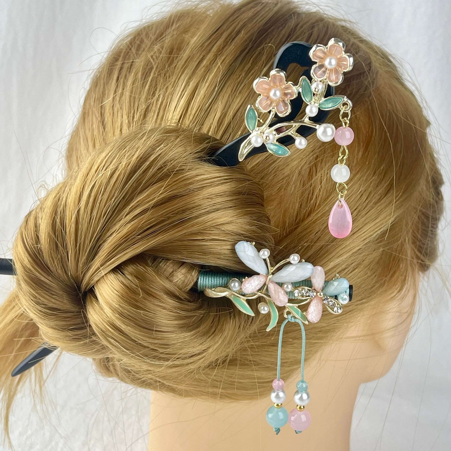 [New Batch] Beautiful Flower Blossom Chinese Traditional Style Hair Sticks-Premium Blossom Edition Newly Added!