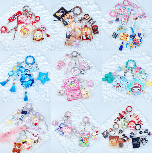 [DRAGON BOAT FESTIVAL] Handmade Multi Chain Kawaii Cutie/Pad Keychain Phone Decor-THIS WEEKEND ONLY!