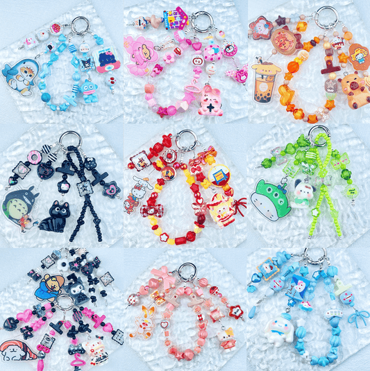 [Anniversary Sale] Premium Handmade Kawaii Cutie Phone Decor Keychain-SPECIAL CELEBRATION PRICE!