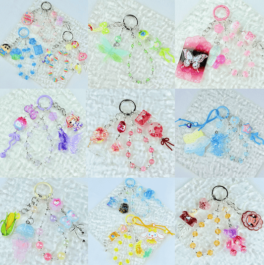 [Anniversary Sale] Glittering Beads and Glow-In-the-Dark Decor Phone Chains-Celebration Special Price!