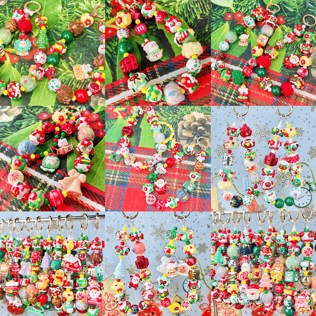 [Christmas 2025] Christmas Theme Styles Handmade Kawaii Phone Chains