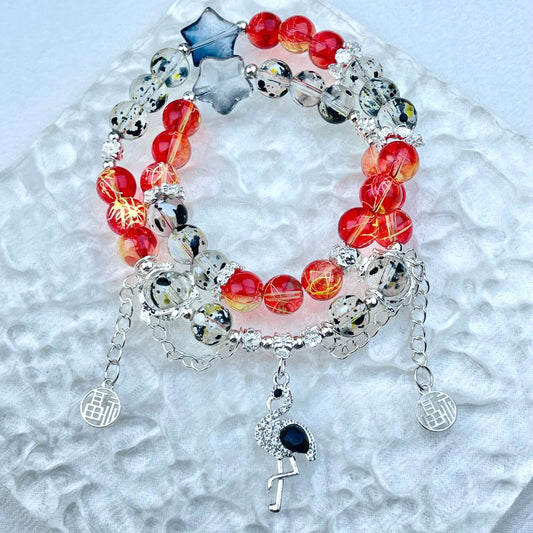 [New Batch] Premium Handmade Double-Ring Elastic Bracelets-Large Size