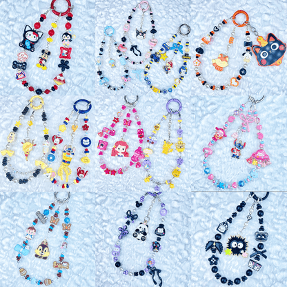 [Anniversary Celebration] Handmade Metal Alloy Decor and Glow In The Dark Decor Kawaii Phone Chains-Celebration Special Price!