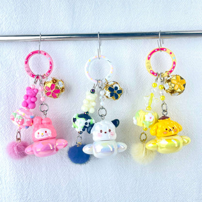 [Live Exclusive] Premium Handmade Newest Standing/Sitting Cutie Keychain- with New Fluffy Style & Special Launch Fruit Play