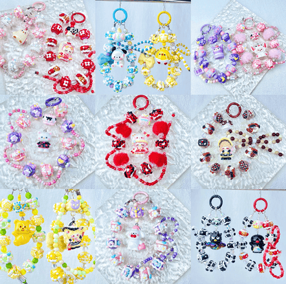 [Holiday Celebration] Premium Cuties Hand-Painted Beads Kawaii Phone Chains
