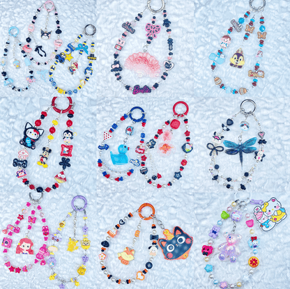 [Anniversary Celebration] Handmade Metal Alloy Decor and Glow In The Dark Decor Kawaii Phone Chains-Celebration Special Price!