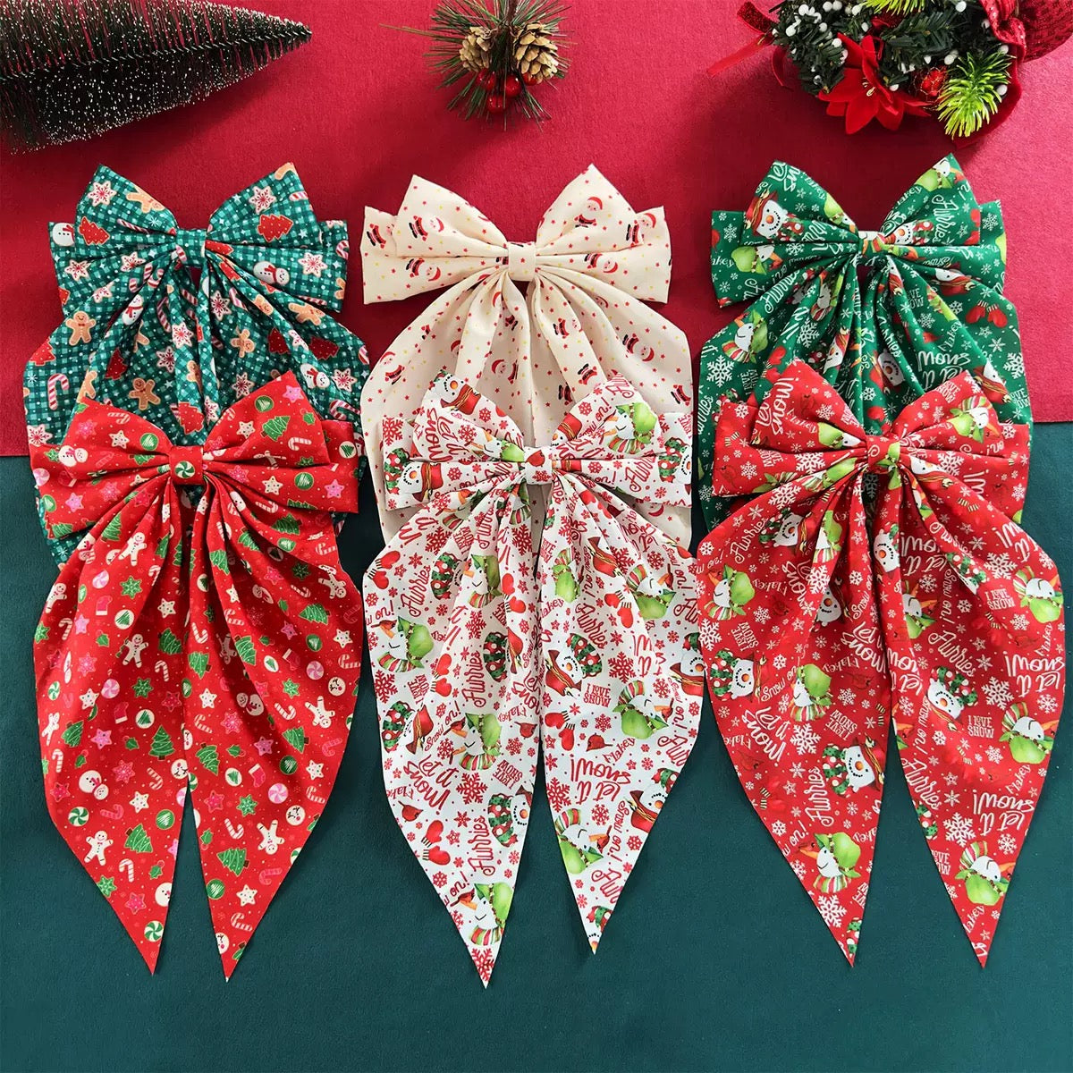 [Christmas 2025] Christmas Theme Various Styles Beautiful Hair Bows