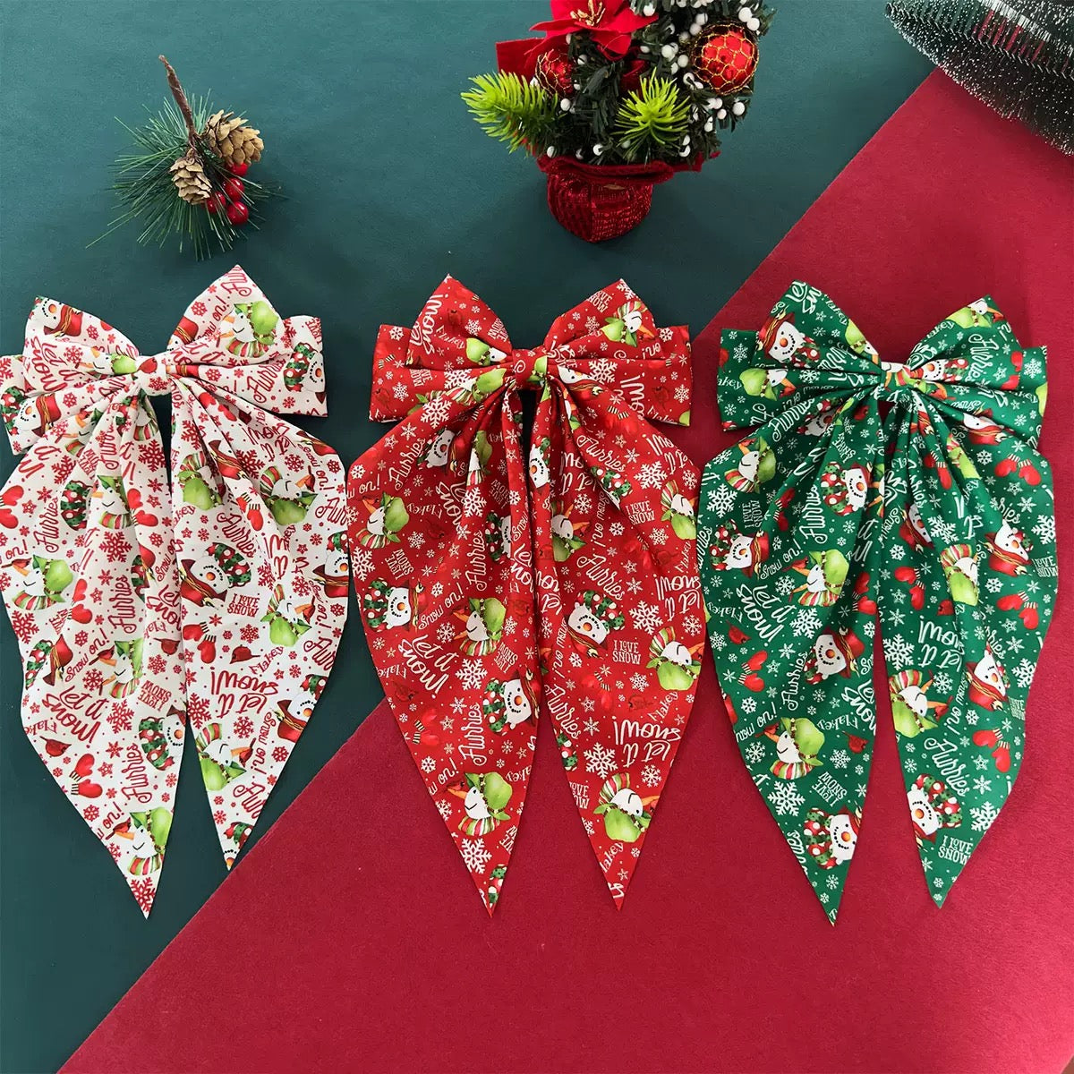 [Christmas 2025] Christmas Theme Various Styles Beautiful Hair Bows