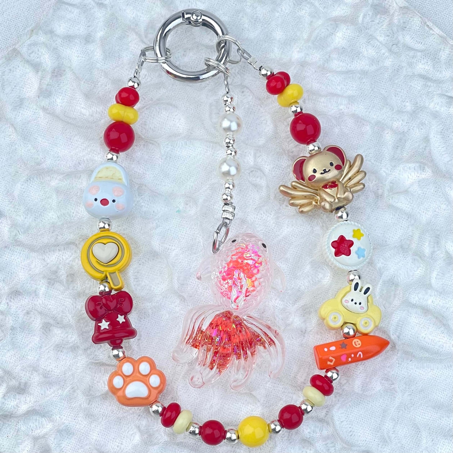 [New Arrival] Handmade Metal Decor and Glow In The Dark Decor Kawaii Phone Chains-Special Launch Price!