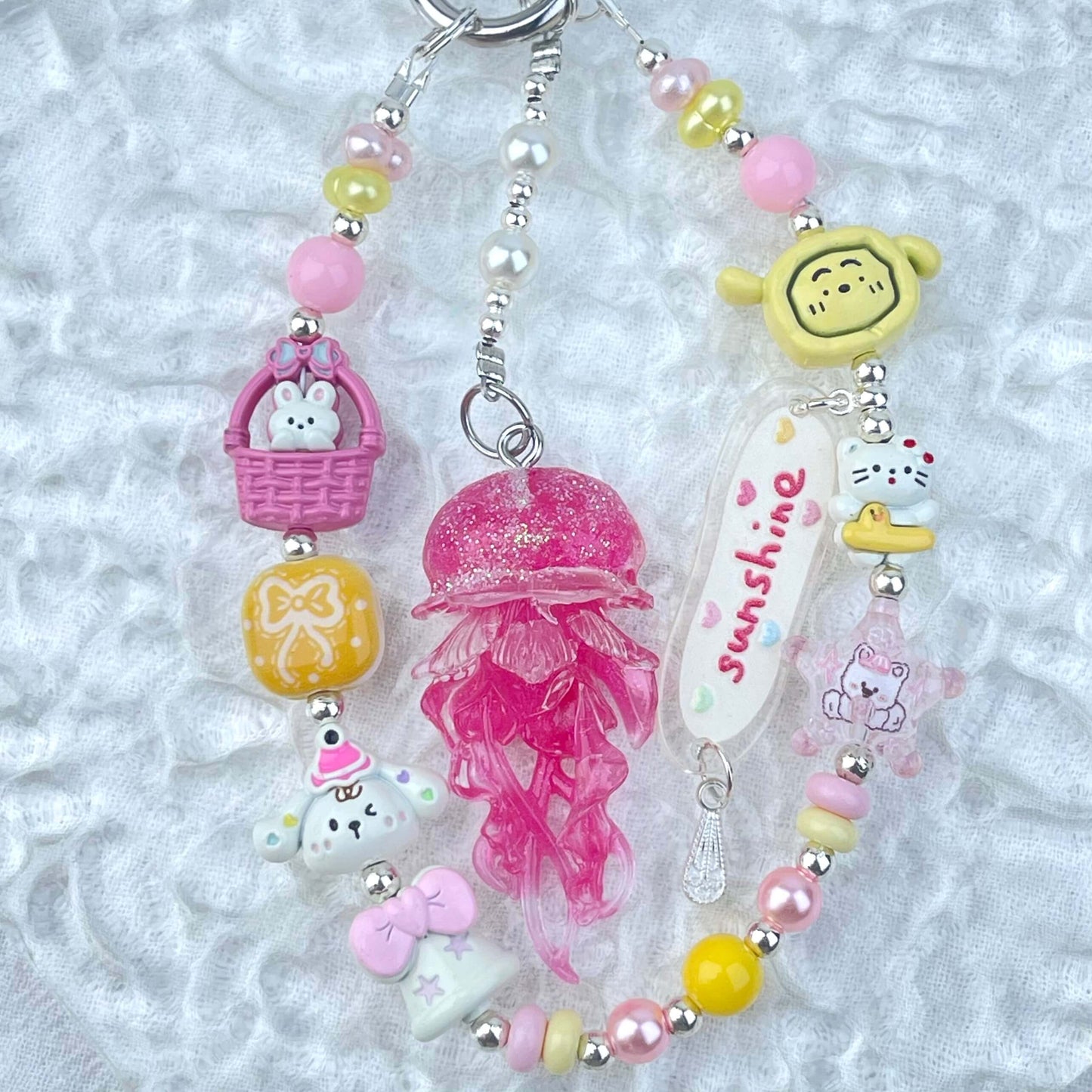 [New Arrival] Handmade Metal Decor and Glow In The Dark Decor Kawaii Phone Chains-Special Launch Price!