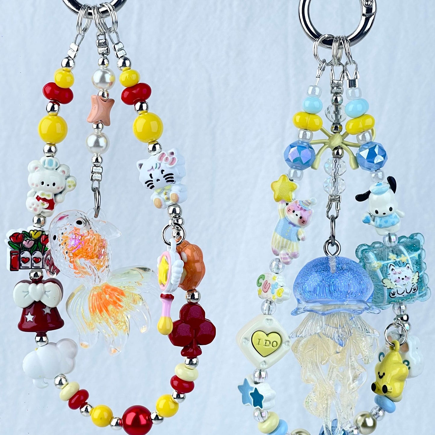[New Arrival] Handmade Metal Decor and Glow In The Dark Decor Kawaii Phone Chains-Special Launch Price!