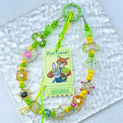 [New Arrival] Glow In The Dark Cute Decor and Premium Acrylic Pads Phone Chain