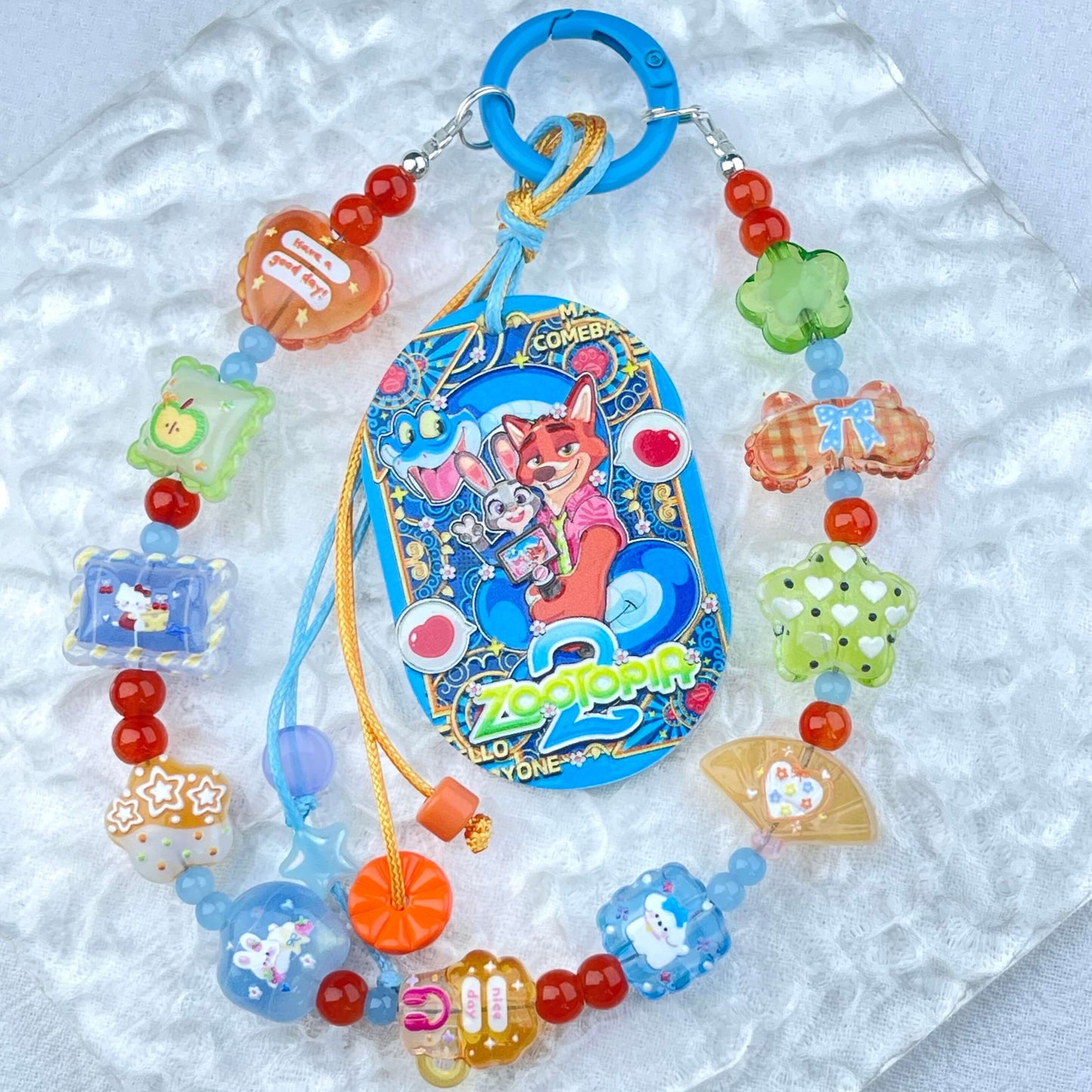 [New Arrival] Glow In The Dark Cute Decor and Premium Acrylic Pads Phone Chain