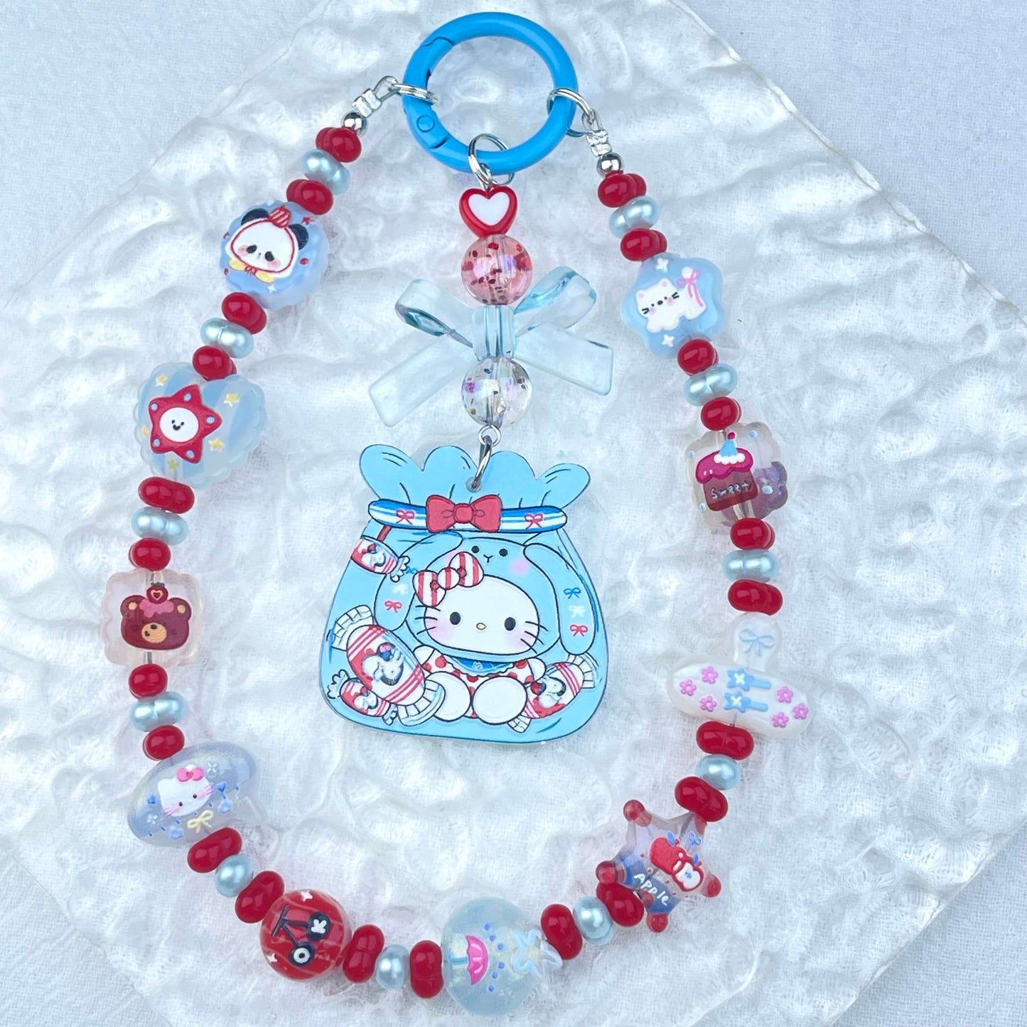 [New Arrival] Glow In The Dark Cute Decor and Premium Acrylic Pads Phone Chain