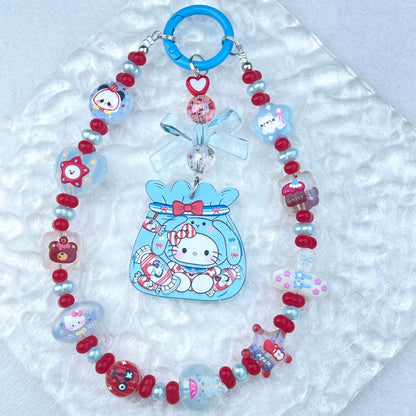 [New Arrival] Glow In The Dark Cute Decor and Premium Acrylic Pads Phone Chain