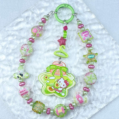 [New Arrival] Glow In The Dark Cute Decor and Premium Acrylic Pads Phone Chain