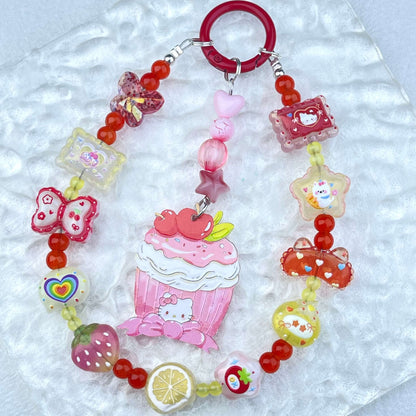 [New Arrival] Glow In The Dark Cute Decor and Premium Acrylic Pads Phone Chain