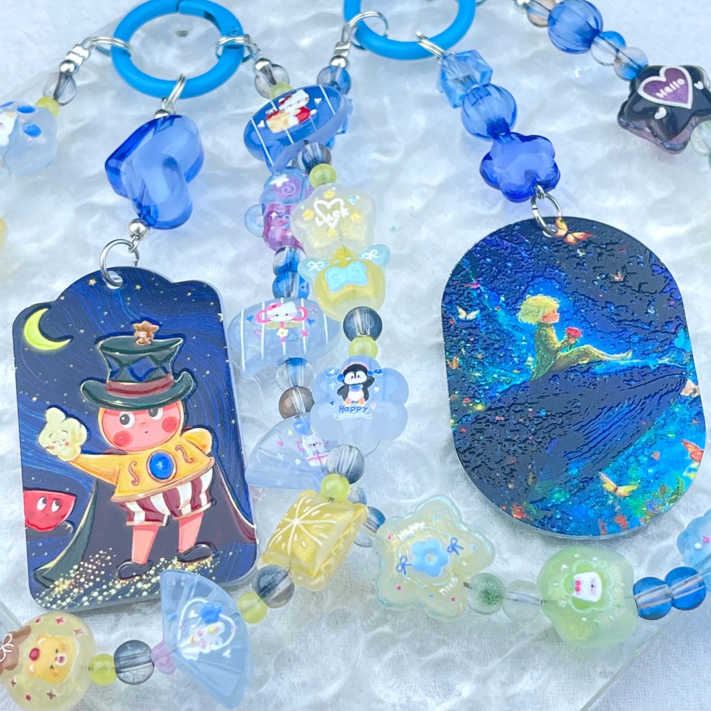 [New Arrival] Glow In The Dark Cute Decor and Premium Acrylic Pads Phone Chain