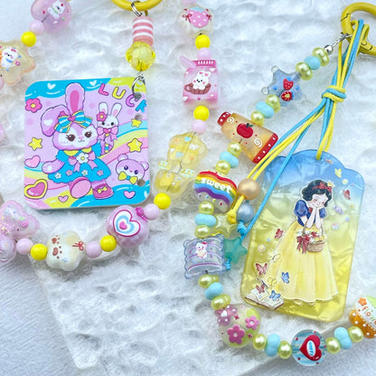 [New Arrival] Glow In The Dark Cute Decor and Premium Acrylic Pads Phone Chain