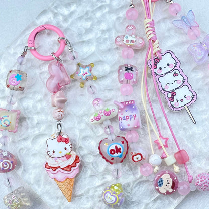 [New Arrival] Glow In The Dark Cute Decor and Premium Acrylic Pads Phone Chain