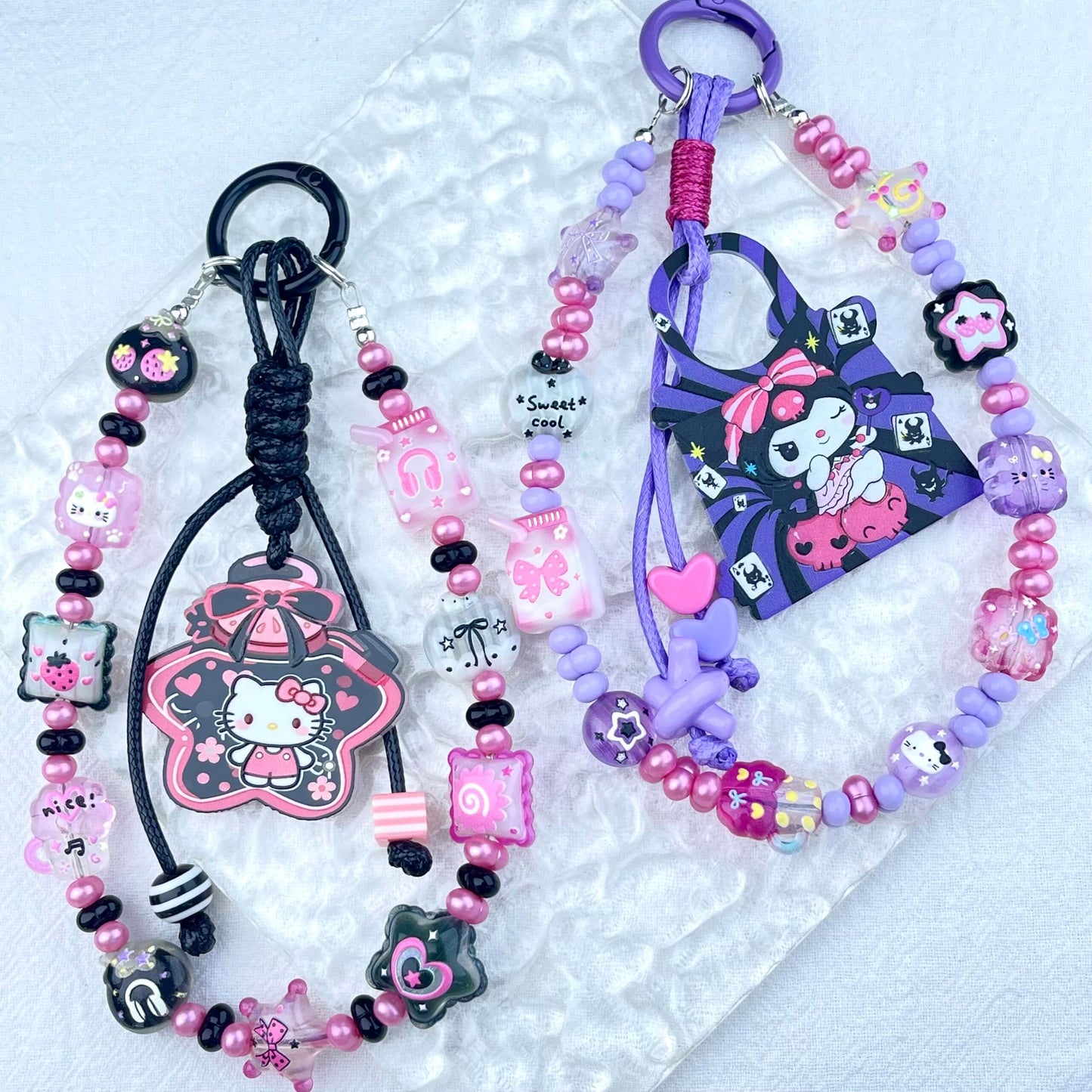 [New Arrival] Glow In The Dark Cute Decor and Premium Acrylic Pads Phone Chain