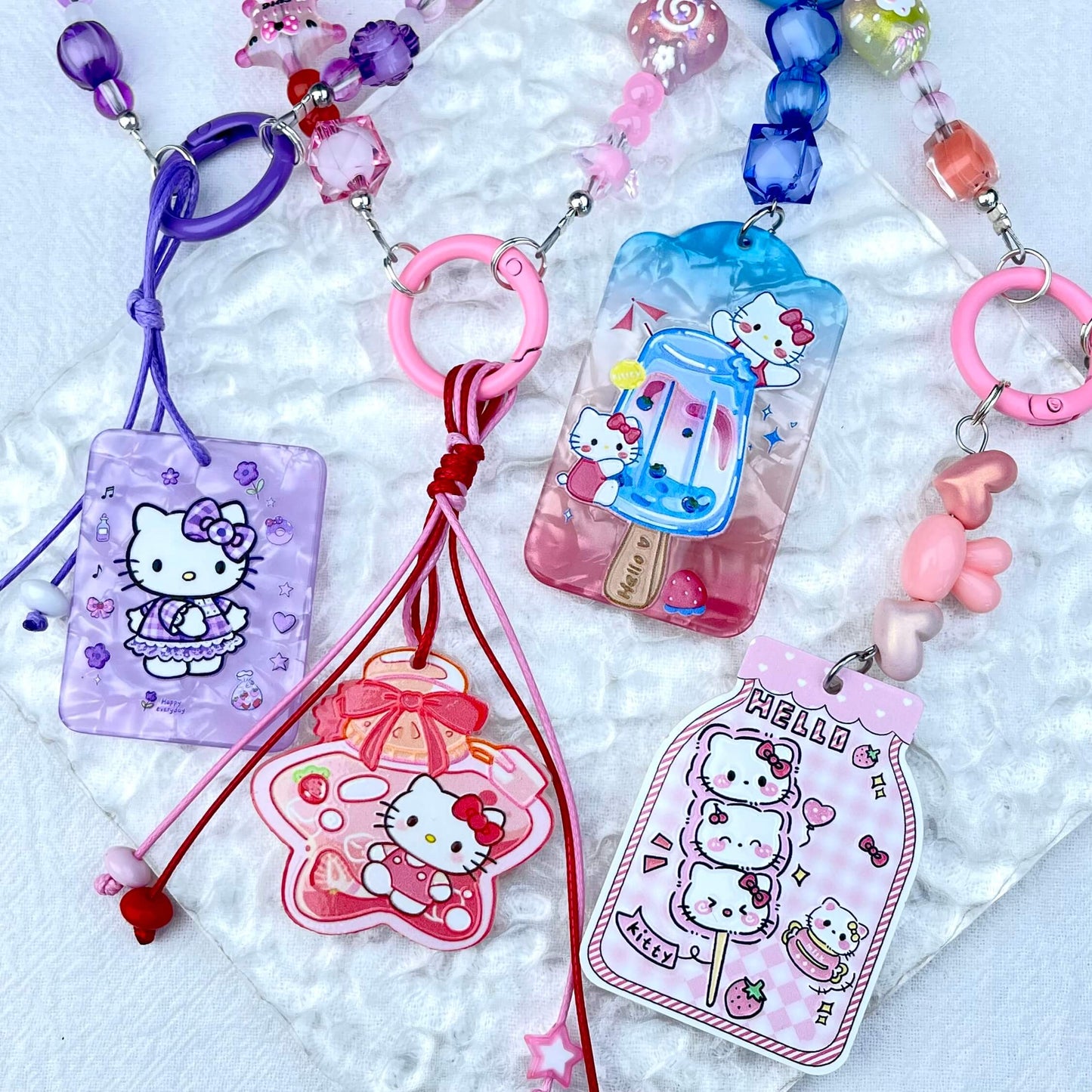 [New Arrival] Glow In The Dark Cute Decor and Premium Acrylic Pads Phone Chain