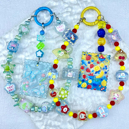 [New Arrival] Glow In The Dark Cute Decor and Premium Acrylic Pads Phone Chain