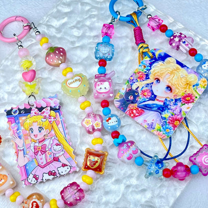 [New Arrival] Glow In The Dark Cute Decor and Premium Acrylic Pads Phone Chain
